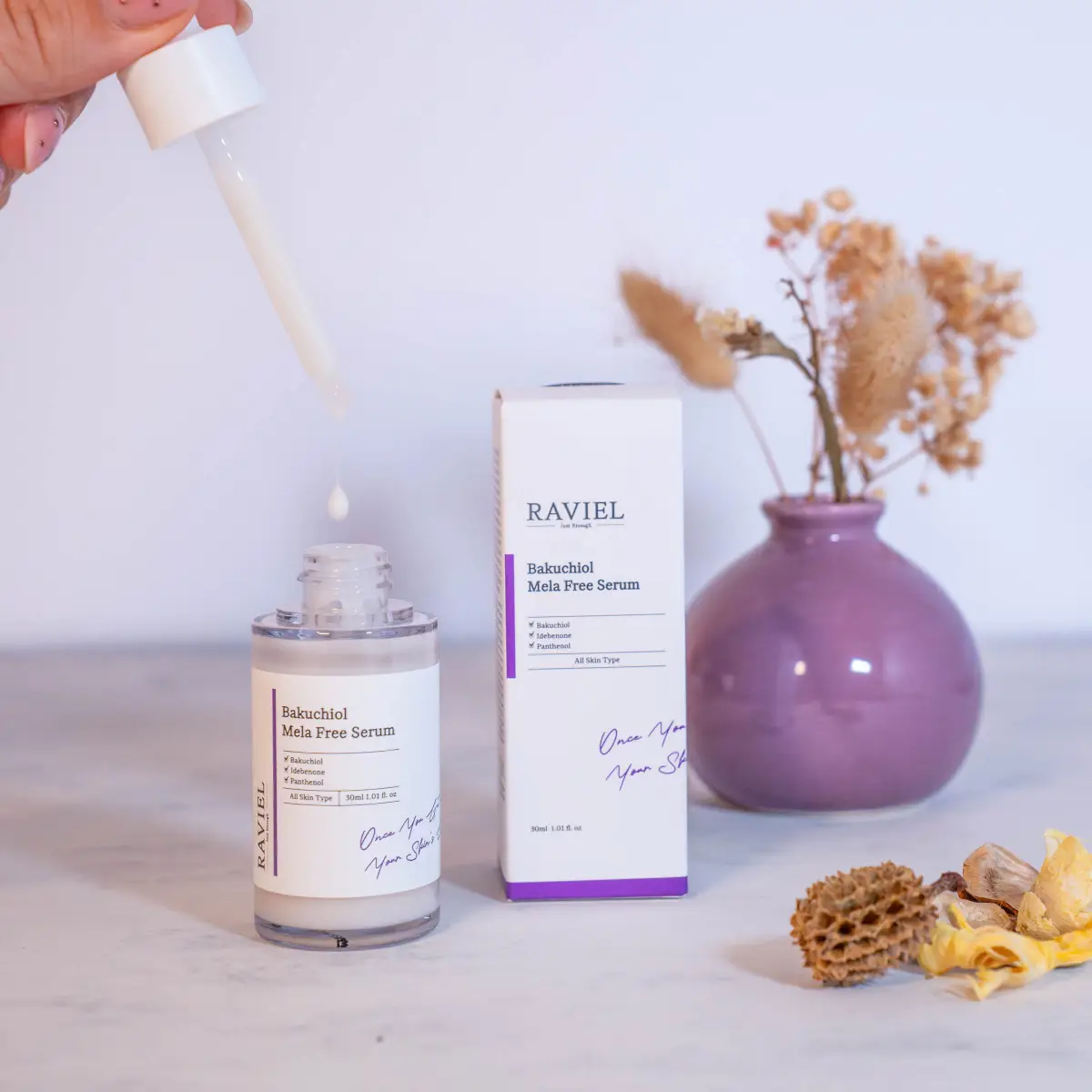 Bakuchiol Mela-Free Sérum - Raviel para KUDZŪ COSMETICS