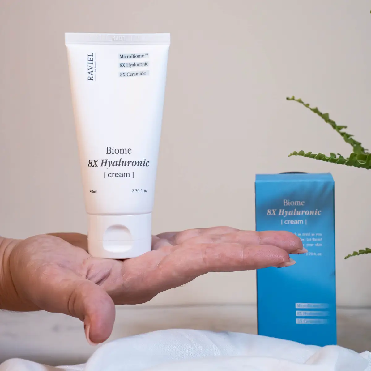 Biome 8X Hyaluronic Crema - Raviel para KUDZŪ COSMETICS