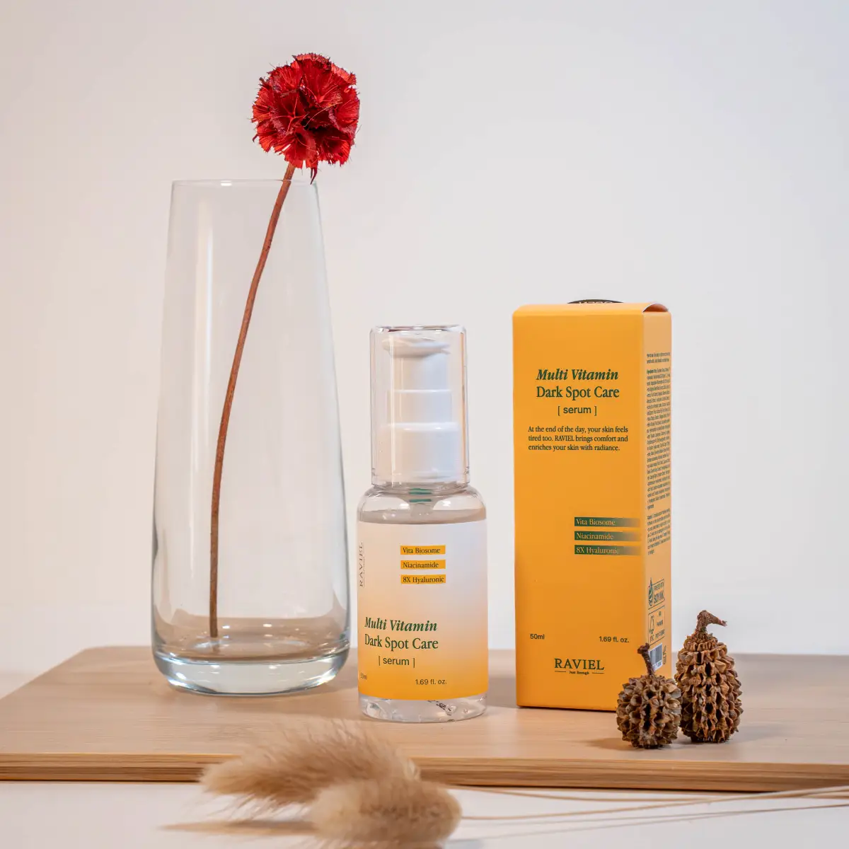 Multi Vitamin Dark Spot & Blemish Care Serum 50ML - Raviel para KUDZŪ COSMETICS